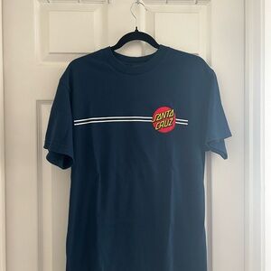 Santa Cruz Skateboards Men's Navy T-Shirt